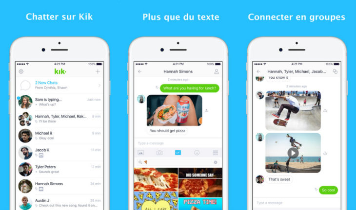Kik : nouveau design, GIF et autres nouveautés sur iPhone