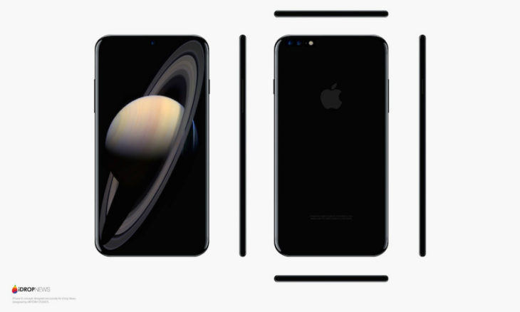 iPhone 8 : un concept noir et blanc tout tactile
