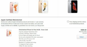 Apple propose d’acheter des iPhone 6 & 6s reconditionnés