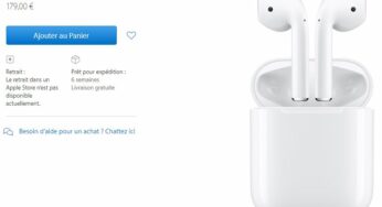 AirPods : le délai de livraison atteint déjà 6 semaines