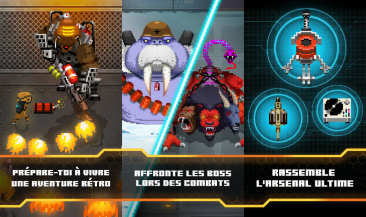 Evil Factory : un jeu d’arcade au style rétro pour iPhone & iPad