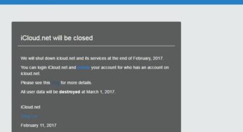 Apple rachète le domaine iCloud.net, qui hébergeait un réseau social