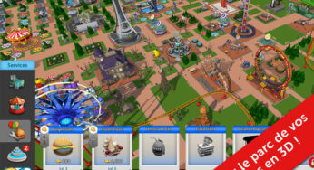 RollerCoaster Tycoon Touch : une version gratuite & simplifiée du jeu