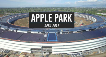 Apple Park : nouveau survol par un drone avant son ouverture en avril