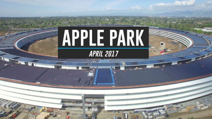 Apple Park : nouveau survol par un drone avant son ouverture en avril