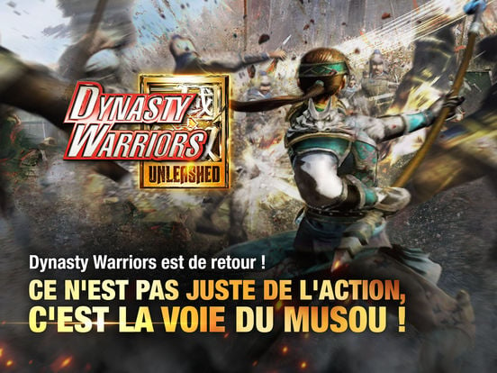 Dynasty Warriors : Unleashed disponible sur iOS & Android