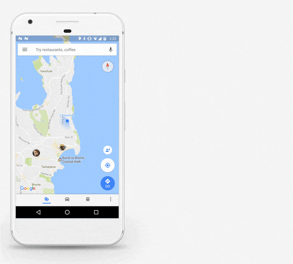 Google Maps permet de partager sa position en temps réel avec ses amis