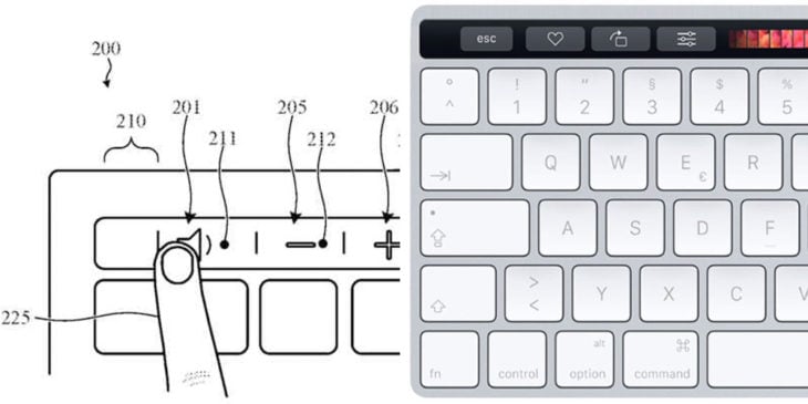 Brevet : Apple envisagerait un Magic Keyboard avec Touch Bar