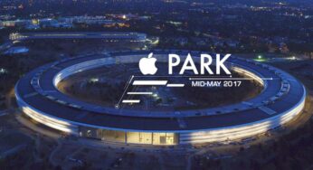 Apple Park : une vidéo du campus prise de nuit par un drone