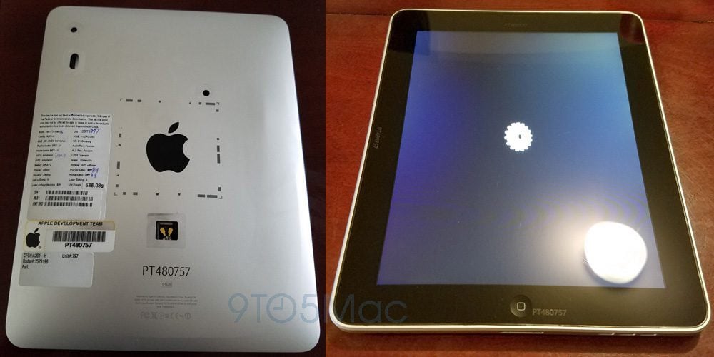 iPad : des photos d'un prototype fonctionnel du premier modèle