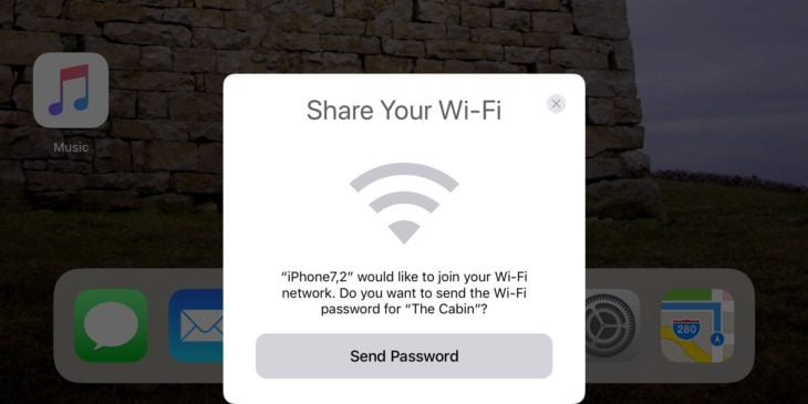 iOS 11 : partage facile des mots de passe Wi-Fi entre iPhone & iPad