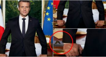 Emmanuel Macron place ses deux iPhone dans son portrait officiel