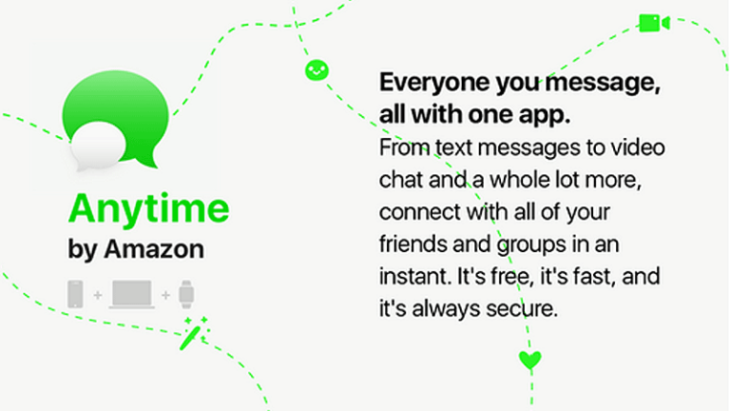 Anytime : la future application de messagerie d’Amazon ?
