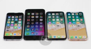 iPhone X : l’écran d’accueil comparé à ceux des précédents modèles