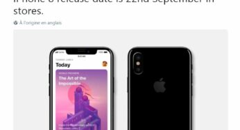 iPhone 8 : date de sortie prévue le vendredi 22 septembre ?