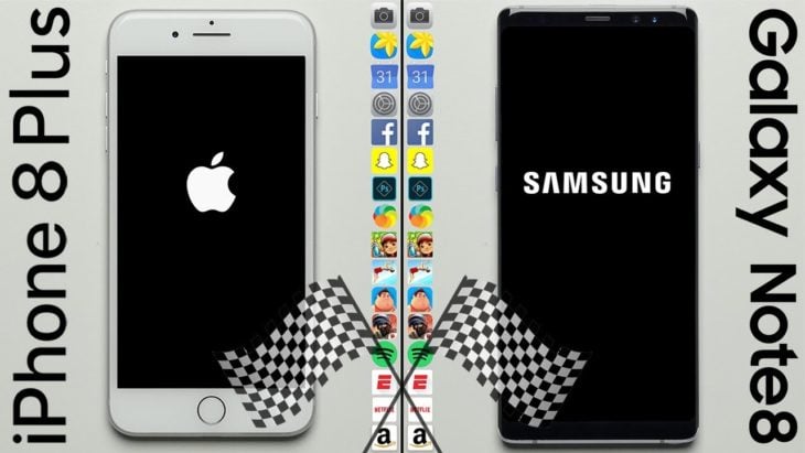 iPhone 8 Plus vs Galaxy Note 8 : quel est le plus rapide ?