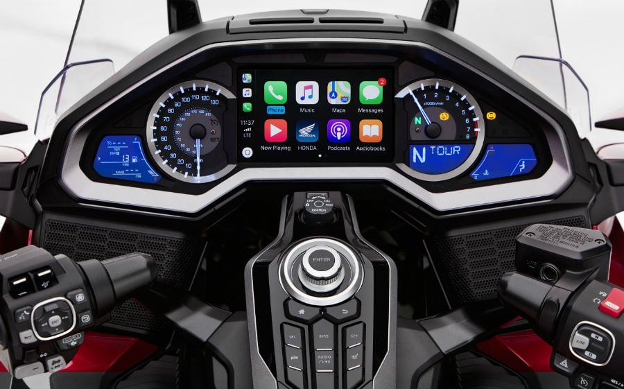 Honda Gold Wing 2018 : la première moto intégrant CarPlay d'Apple