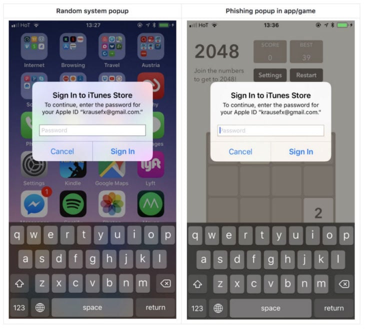 Phishing : attention aux faux pop-ups sur iPhone et iPad !