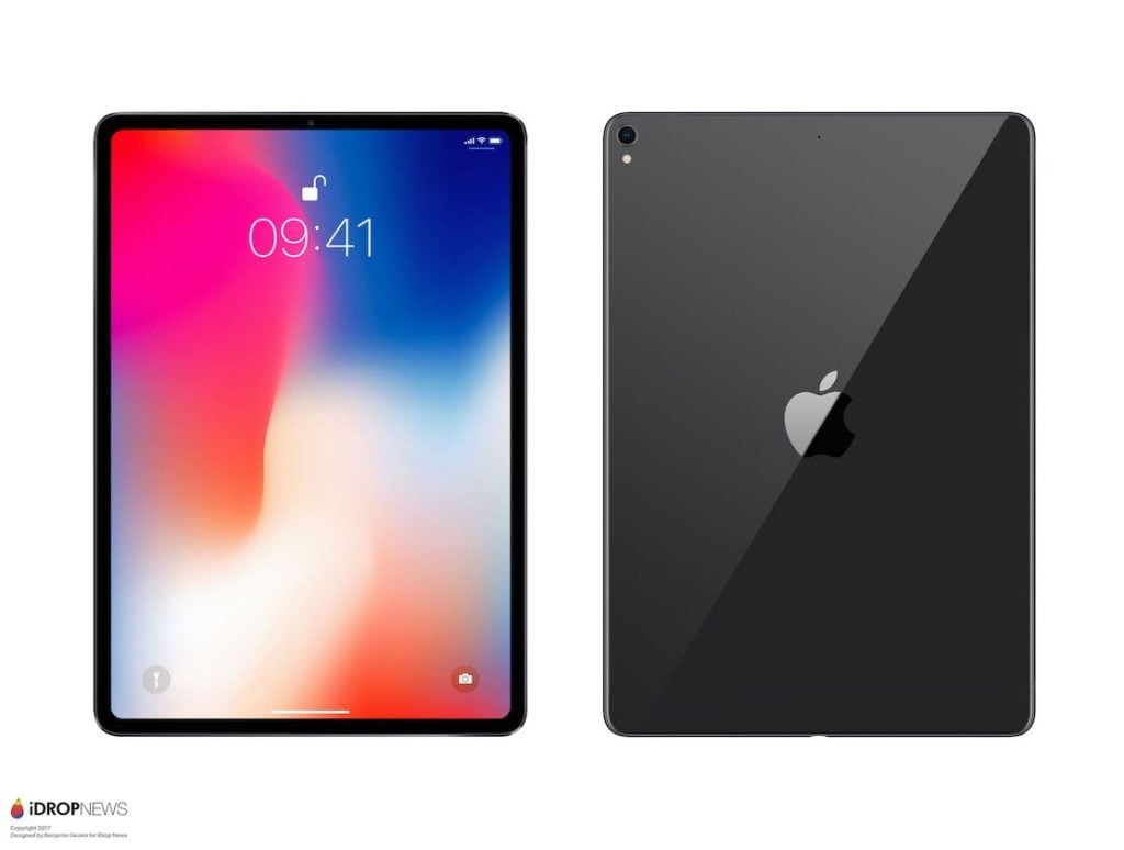 iPad Pro : un concept inspiré de l'iPhone X imagine le modèle de 2018