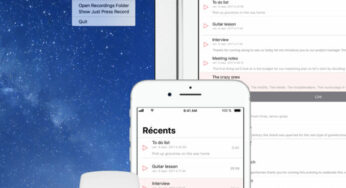 App du jour : Just Press Record (iPhone & iPad – 5,49€)