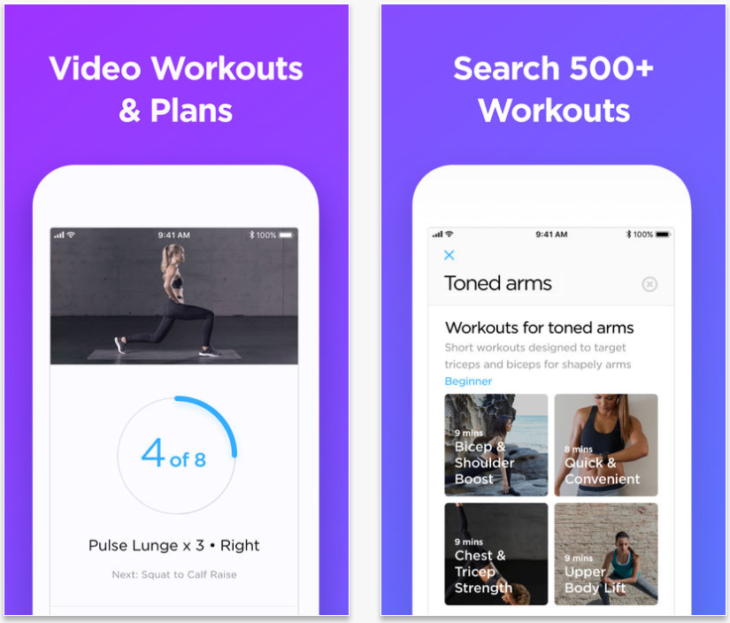 App du jour : Zova Workout & Fitness Trainer (iPhone – gratuit)