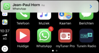 WhatsApp est enfin compatible avec CarPlay d’Apple