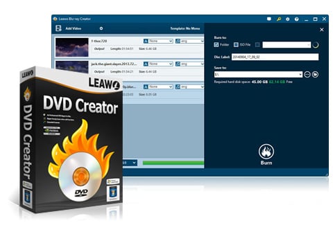 Leawo Blu-ray Creator : le meilleur lecteur et logiciel de gravure Blu-Ray
