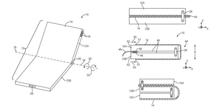 Apple dépose un énième brevet pour un iPhone pliable