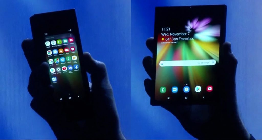 Samsung présente son premier smartphone pliable !