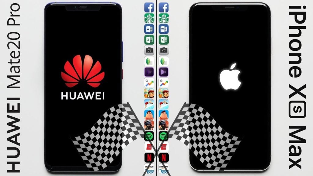 Speed Test : l’iPhone XS Max surpasse le Huawei Mate 20 Pro