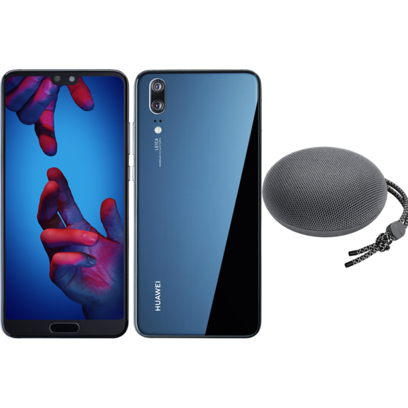 Soldes : le Huawei P20 Bleu à 299€ + une enceinte Bluetooth offerte !