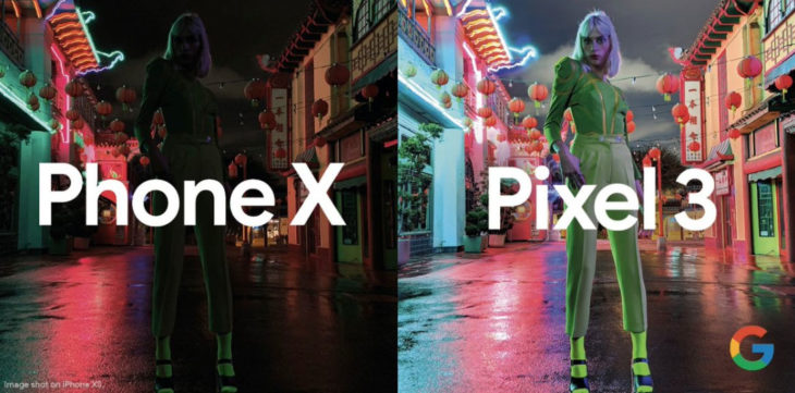 Pixel 3 : Google se moque de l’appareil photo de l’iPhone XS