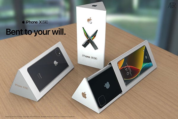 iPhone X Fold : un concept d’iPhone pliable incroyable