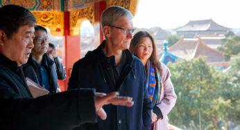 Avant la keynote, Tim Cook se rend en Chine
