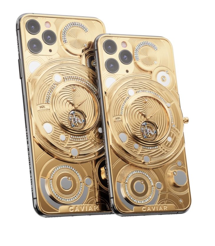 Un iPhone 11 Pro couvert d’or et de diamants disponible à l’achat