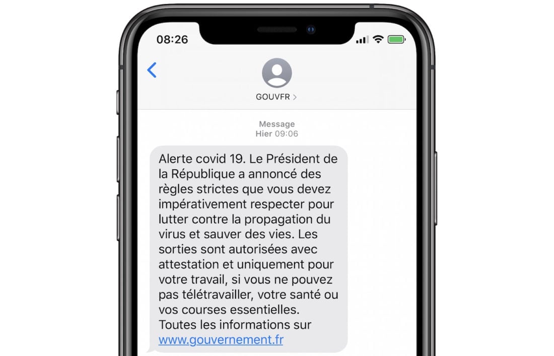 Confinement : comment le gouvernement a envoyé un SMS à tous les Français