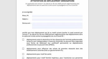 Confinement : finalement, l’attestation de sortie n’est pas valable sur smartphone