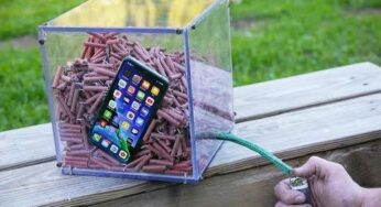 Il teste la solidité de l’iPhone 11 Pro face à un millier de pétards
