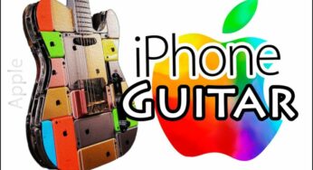iCaster : une guitare fabriquée à l’aide de 107 iPhone