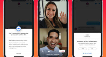 Tinder lance sa fonctionnalité de chat vidéo en “Face à face”