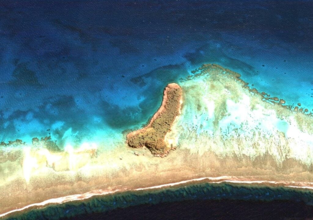 Google Earth : une île en forme de pénis découverte dans l'océan Pacifique