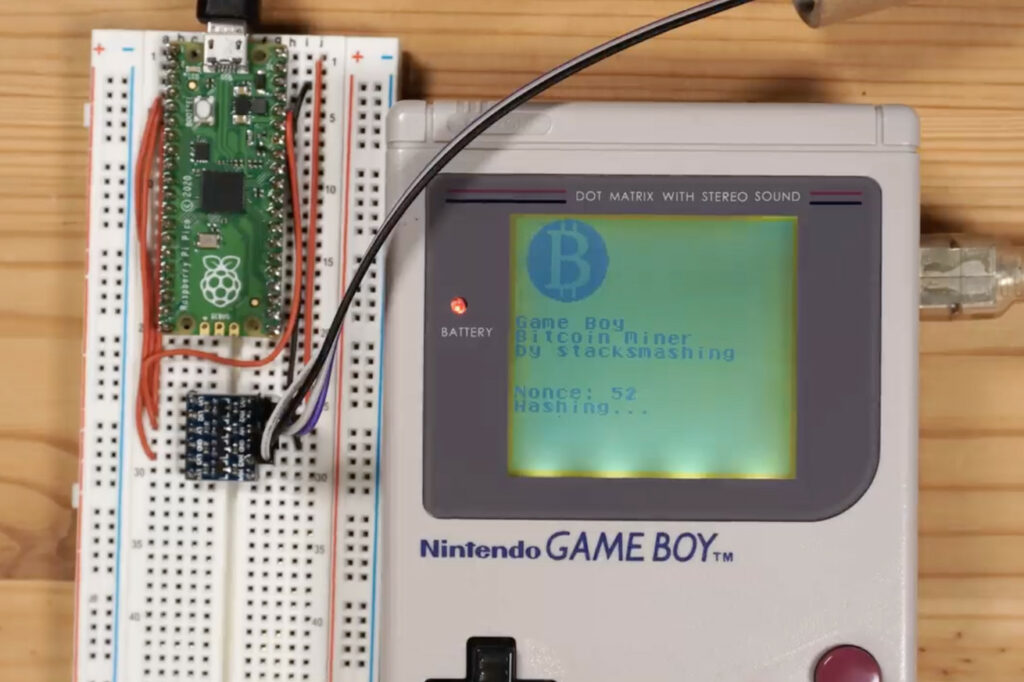 Miner du Bitcoin avec sa Game Boy, c'est possible !