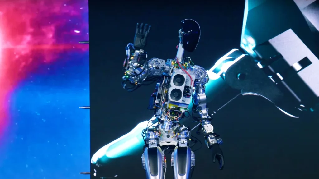 Tesla présente Optimus, son robot humanoïde