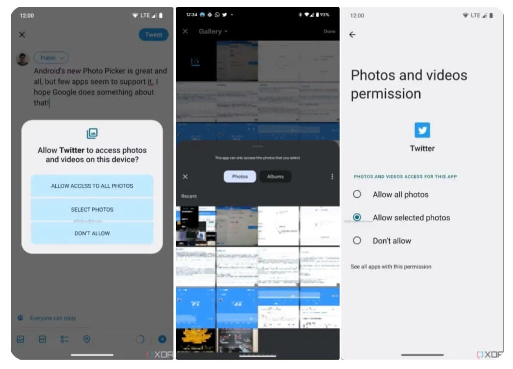 Android 14 s'inspire d'iOS pour renforcer la protection des galeries d'images
