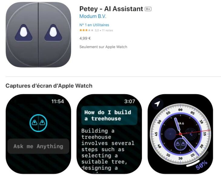 Avec watchGPT, ChatGPT débarque sur l’Apple Watch