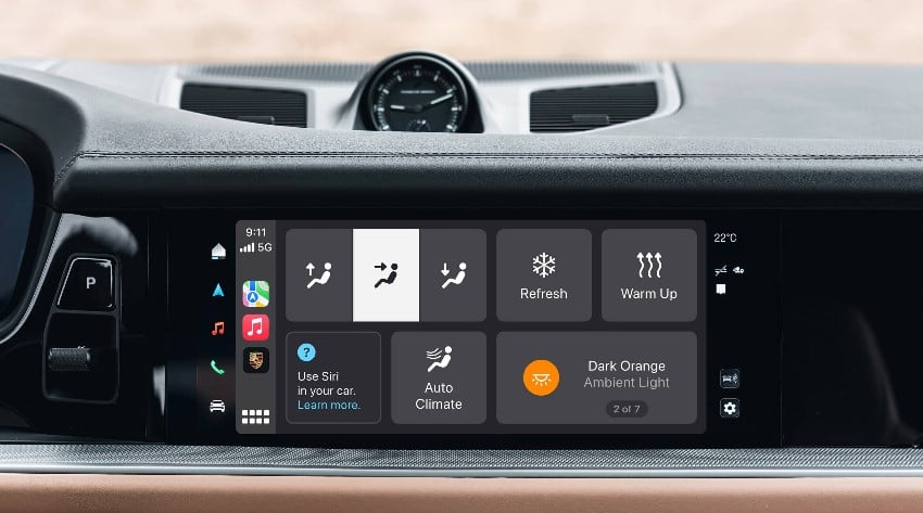 Porsche fait passer un nouveau cap à l'iPhone et à CarPlay