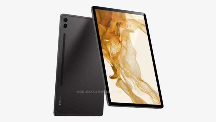 Samsung Galaxy Tab S9 FE Plus : premiers rendus 3D