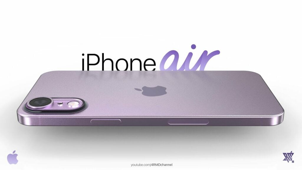 Concept d’iPhone 17 Air – Source : 4RMD