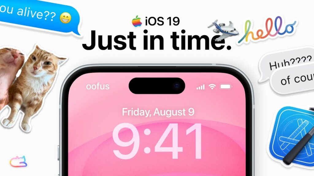 iOS 19 : concept avec stickers sur l'écran de verrouillage et d'autres idées innovantes