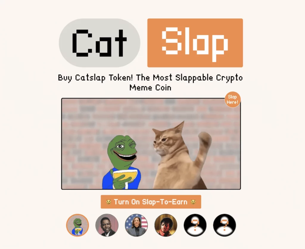 Catslap annonce un burn de 1 million de $ : +42% pour SLAP en 7 jours, qui éclipse Popcat (+13%)